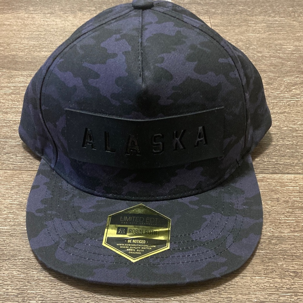Robin Ruth ALASKA camouflage SnapBack hat